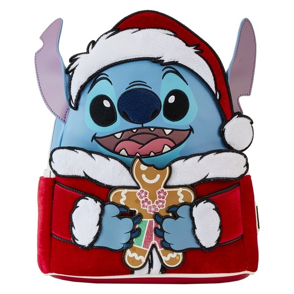 Loungefly Disney Lilo & Stitch Santa Stitch Cosplay Mini Backpack - Picture 1 of 4